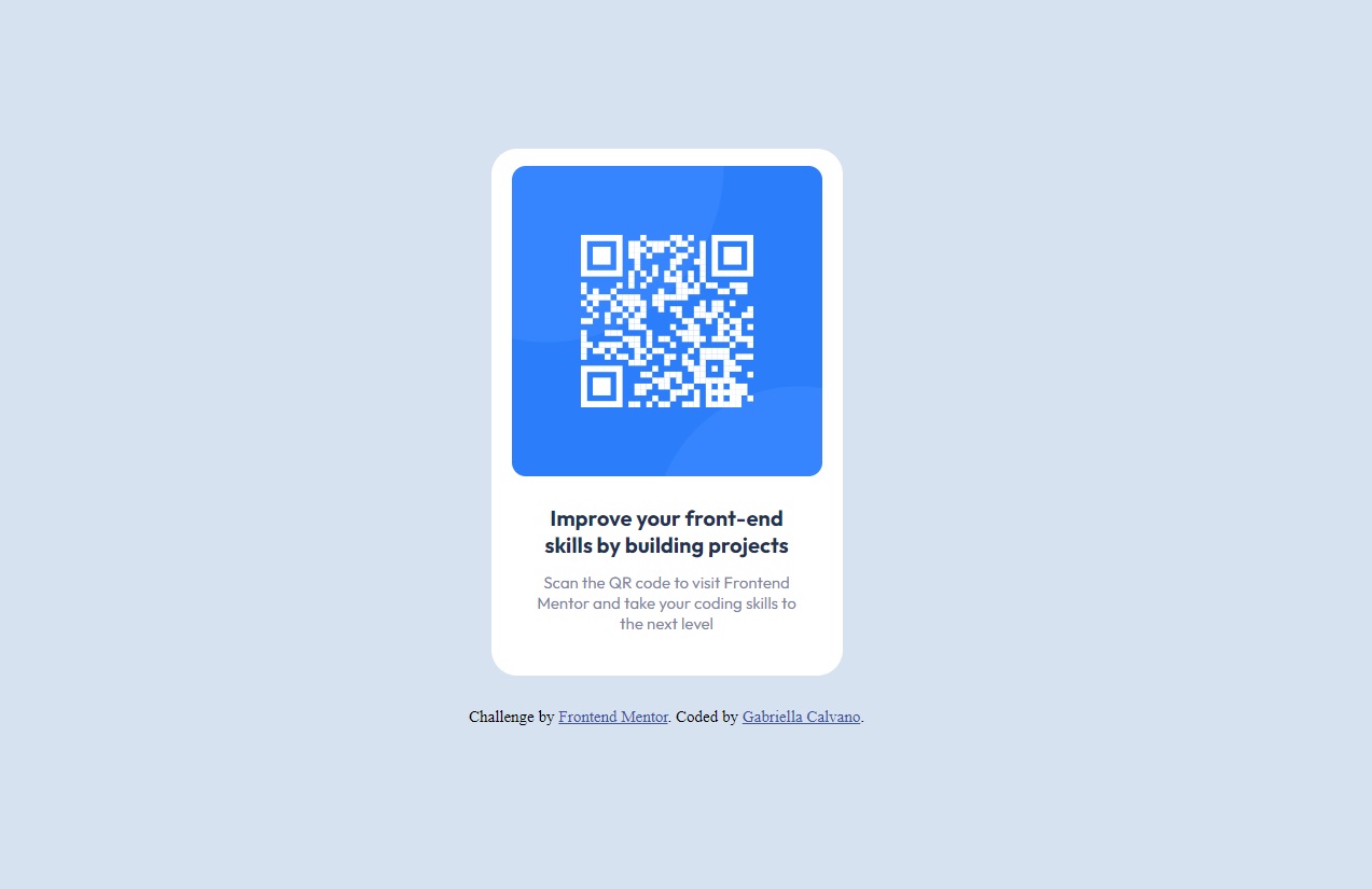 QR Code project preview